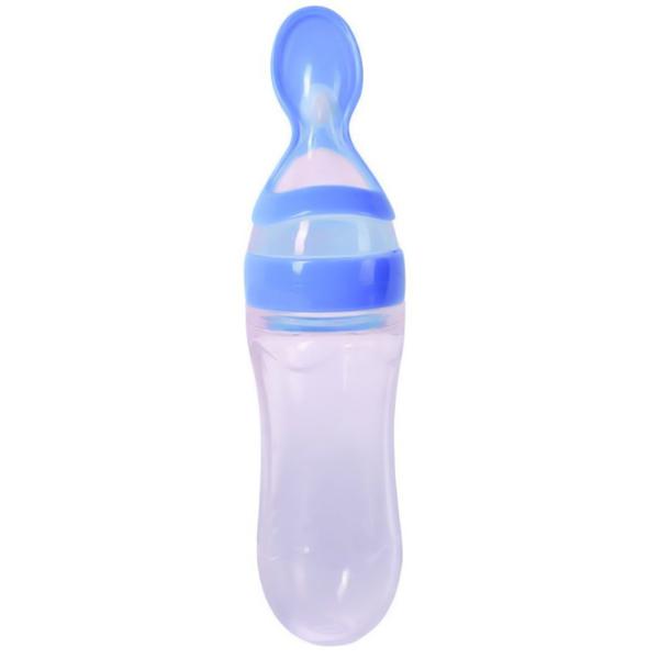 Silicone Baby Spoon Feeder ||Bottle Feeding