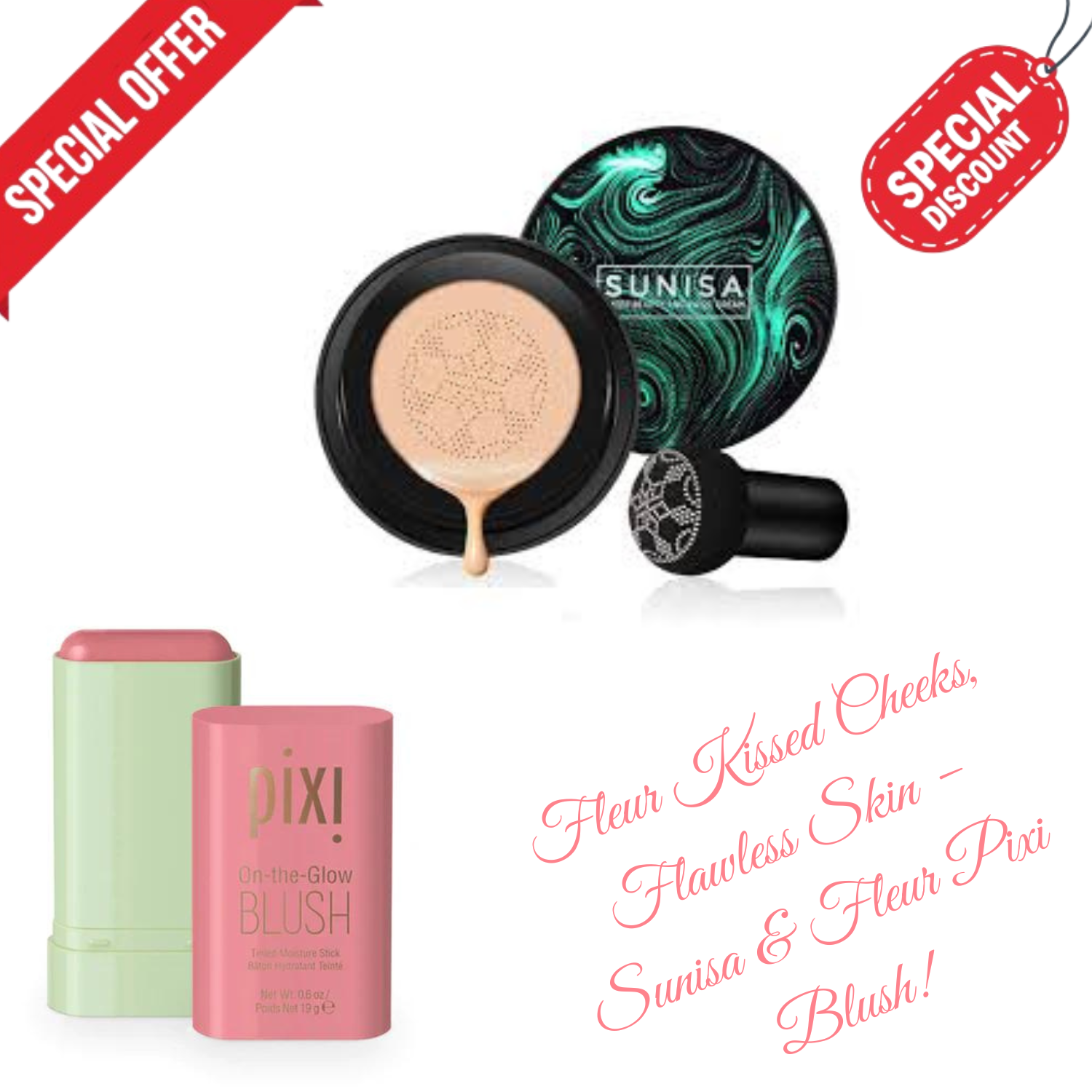 Sunisa Foundation Base||Waterproof Mushroom Head Air Cushion ||