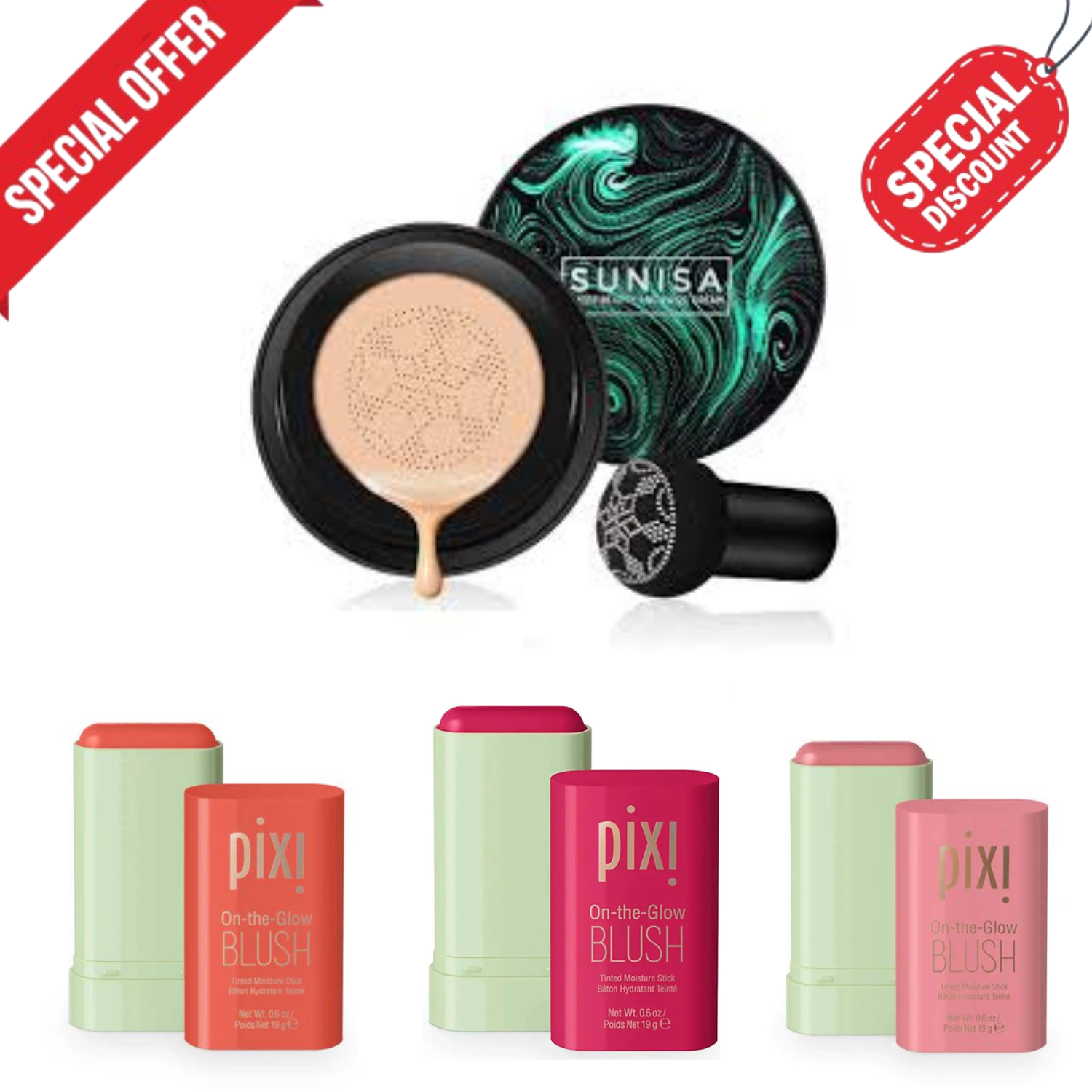 Sunisa Foundation Base||Waterproof Mushroom Head Air Cushion ||