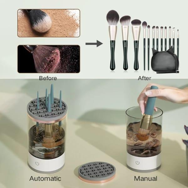 Electric Makeup Brush Cleaner||Makeup Brushes Drying|| Brush Holder Stand