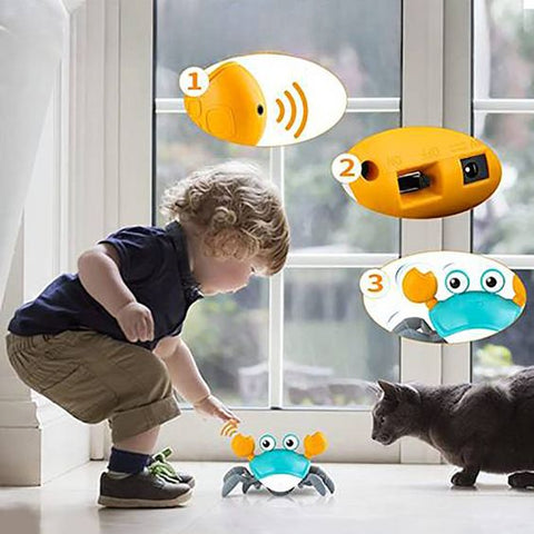 Crawling Crab Baby Toy||Electric Crawling Crab Toy