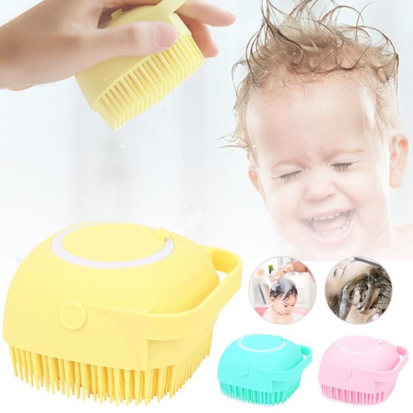 Silicone Bath And Body Shower Brush With Liquid Soap Dispenser||Soap Dispenser Body Brush
