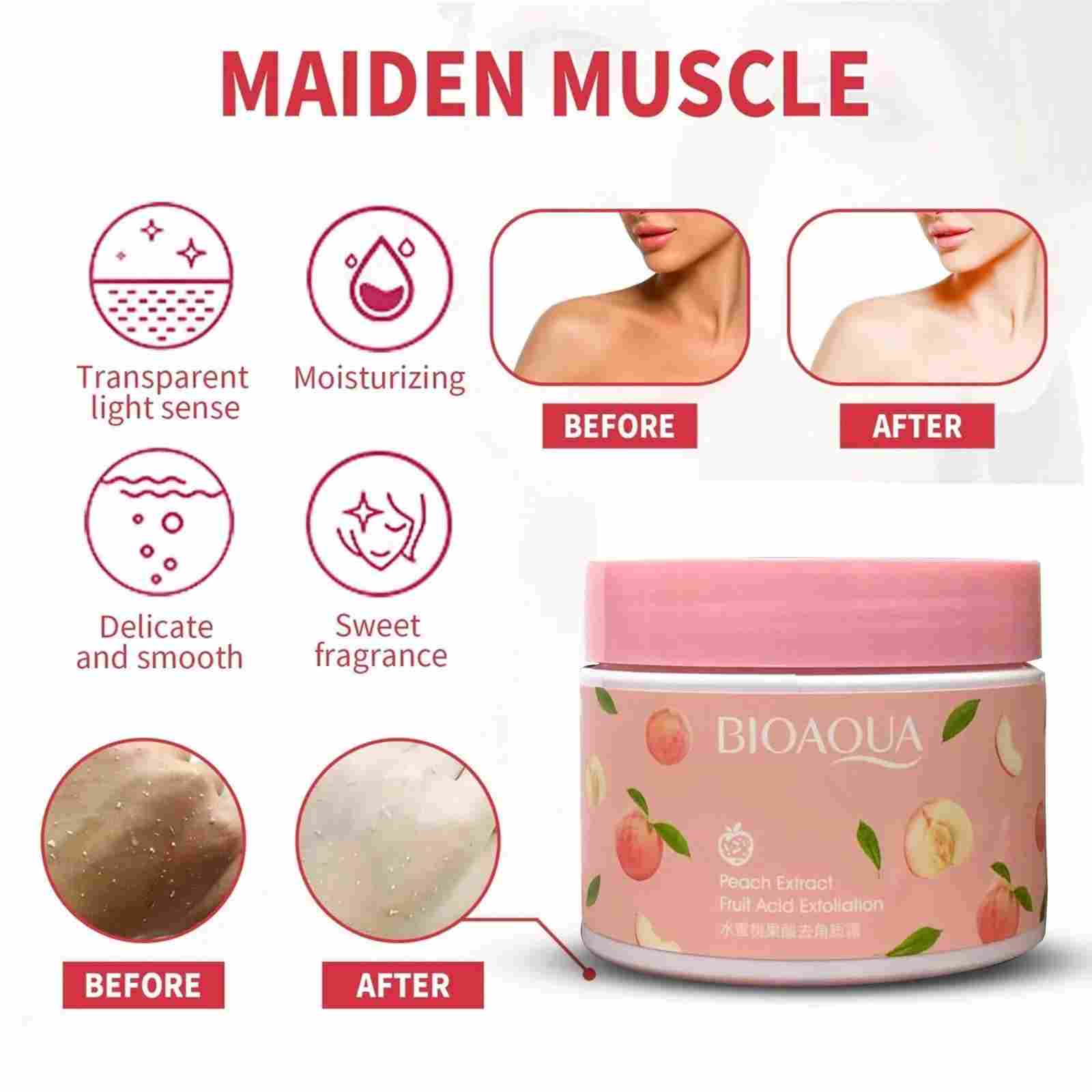 BioAqua Peach Exfoliating Gel||Peach Extract||Exfoliating Gel