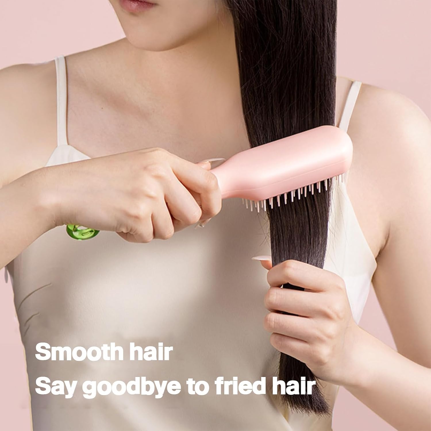 Self Cleaning Hair Brush||One-click Cleaning Telescopic Hair Comb