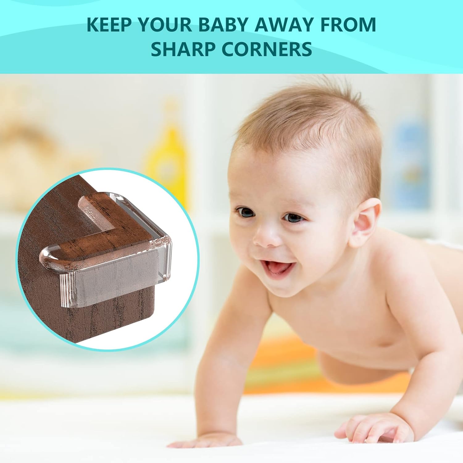 4 Pcs Set Child Safety Corner Protector||Reusable Baby Silicone Protector