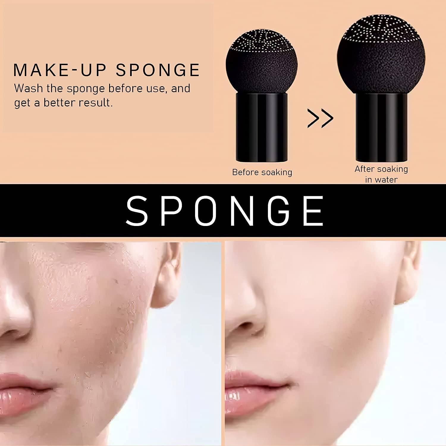Sunisa Foundation Base||Waterproof Mushroom Head Air Cushion ||