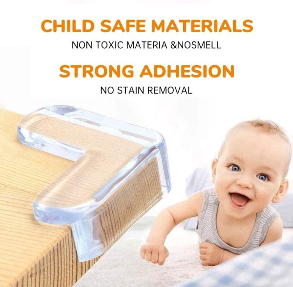 4 Pcs Set Child Safety Corner Protector||Reusable Baby Silicone Protector