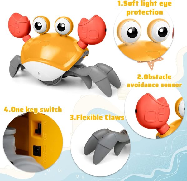 Crawling Crab Baby Toy||Electric Crawling Crab Toy