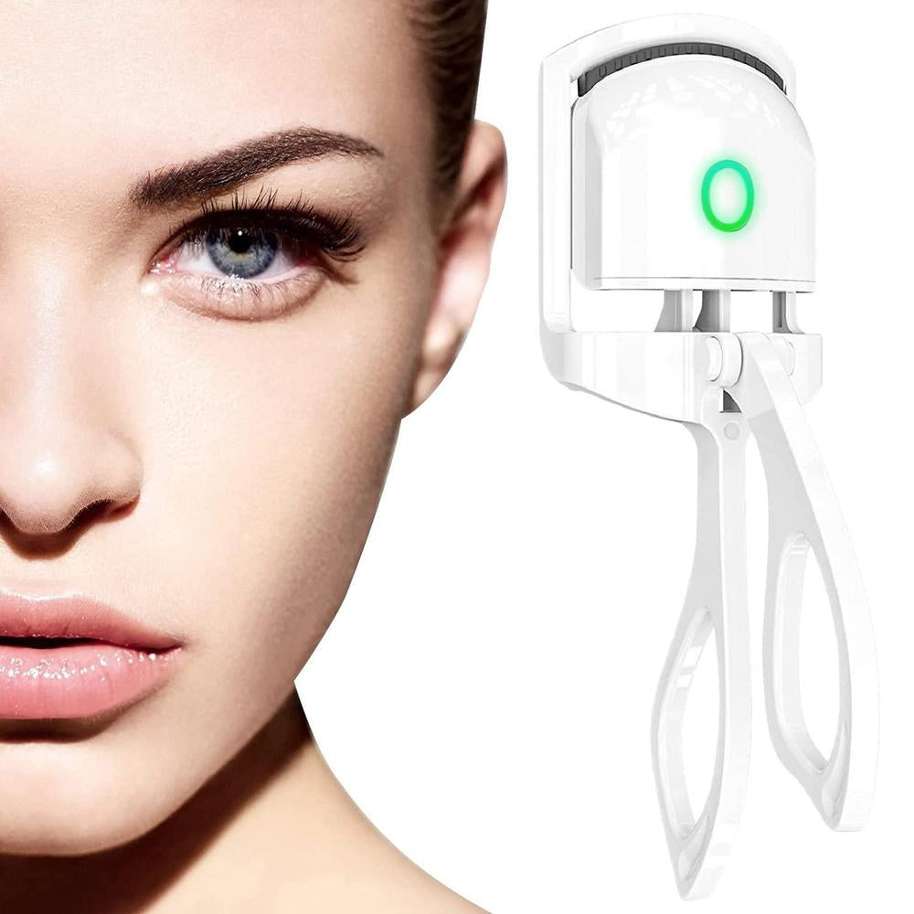 Electric Eyelash Curler with pack of 2 3D Fake Eyelashes and Glue