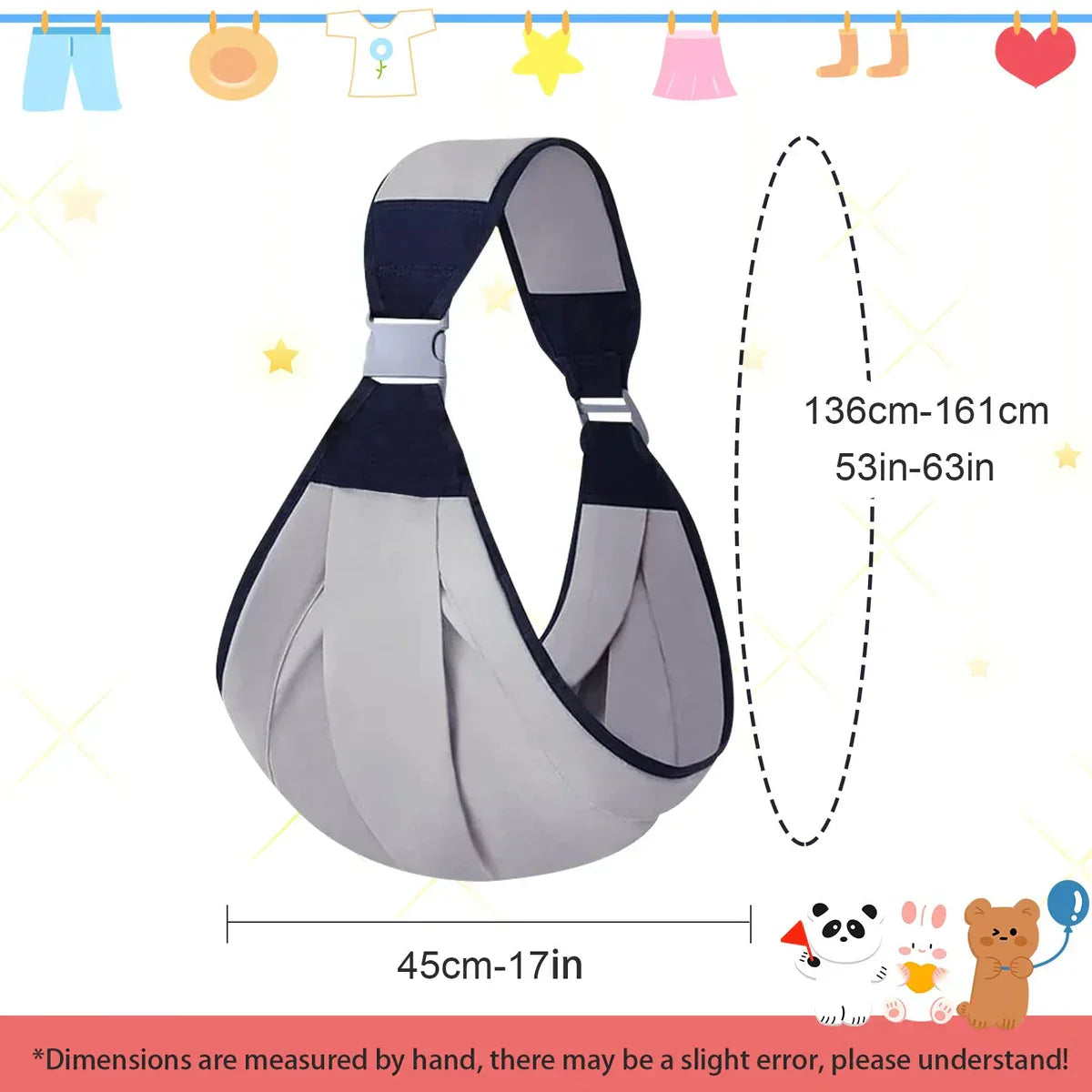 Baby Carrier|| Baby Sling Carrier||Adjustable Baby Wrap Soft Newborn