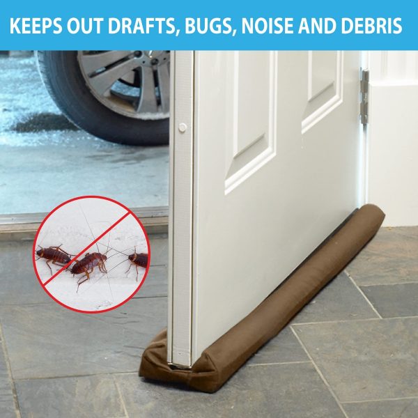 Door Dust Stopper|| Door Draft Dust And Air Stopper||Twin Door Draft Protector||Pack of 3