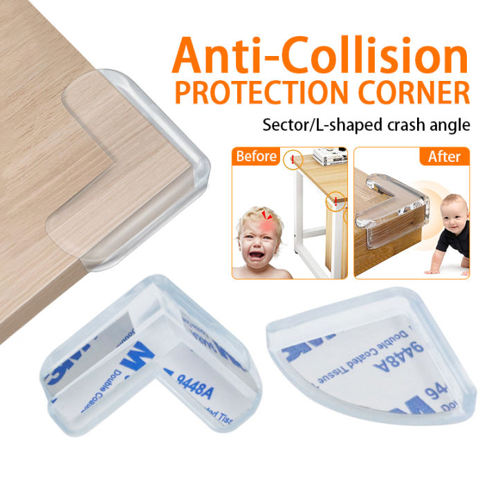 4 Pcs Set Child Safety Corner Protector||Reusable Baby Silicone Protector