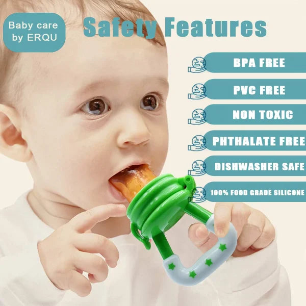 Baby Fruit Pacifier||Fresh Fruit Feeder||Teether Pacifier ||Safe Silicone Pacifier
